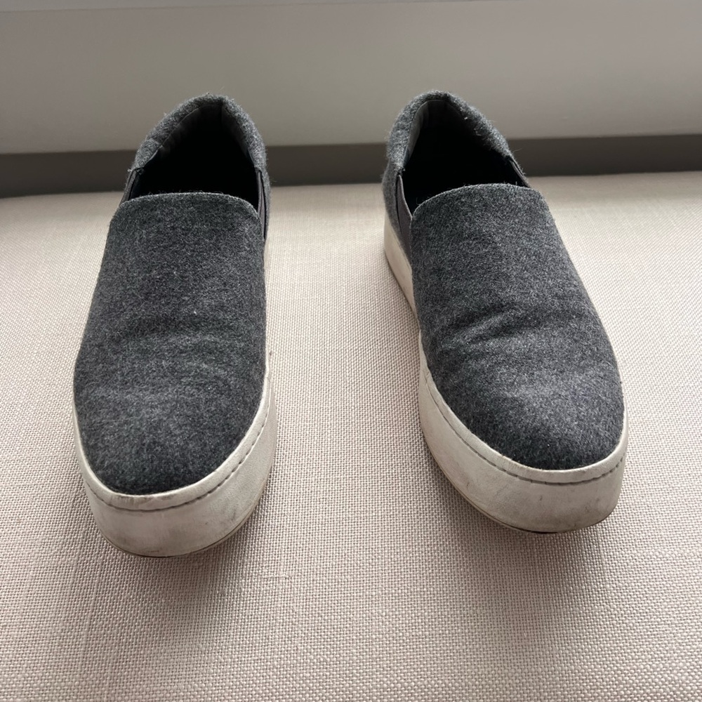 Vince Women’s Warren Slip On Sneakers in Grey